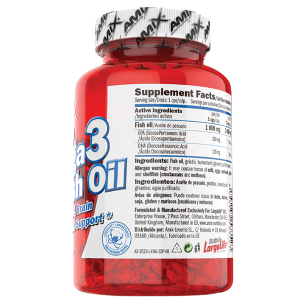 Amix - Super Omega 3 Fish Oil 1000mg. Фото 2