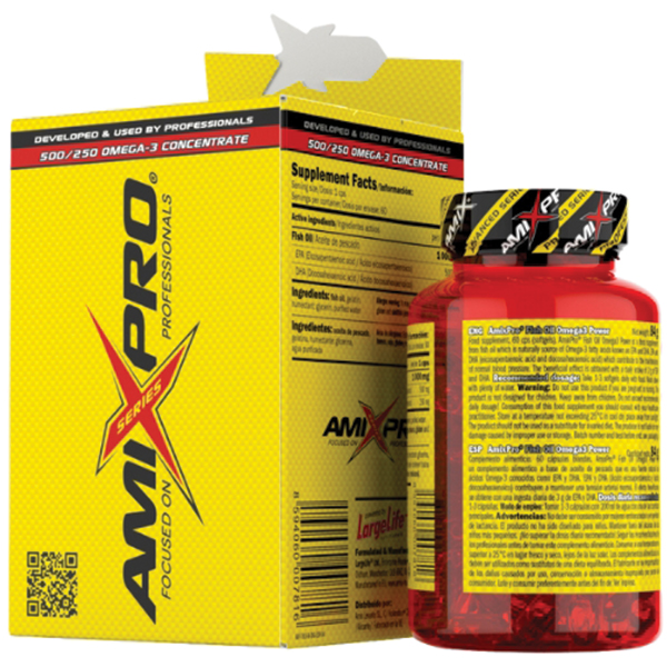 Amix AmixPro - Fish Oil Omega 3 ( 500mg/250mg ) - Фото №3