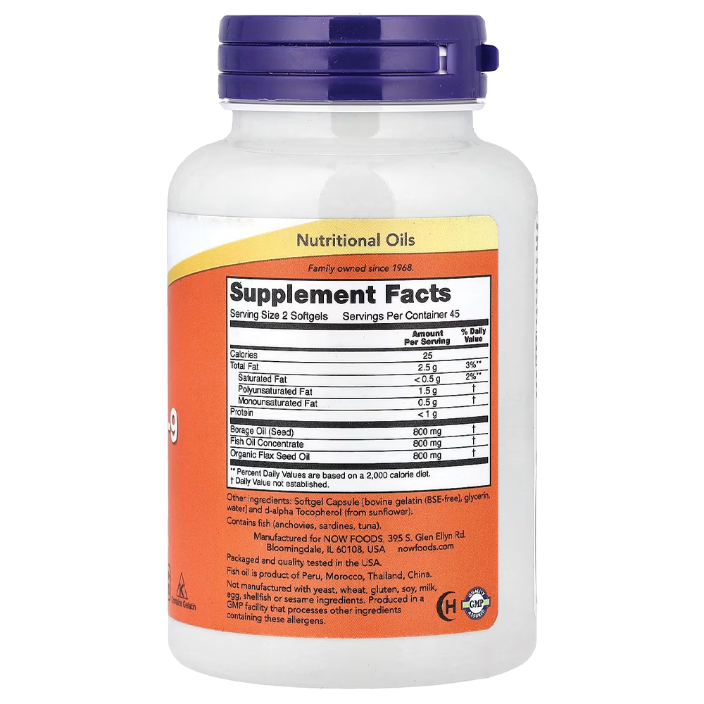 NOW - Super Omega 3-6-9. Фото 2