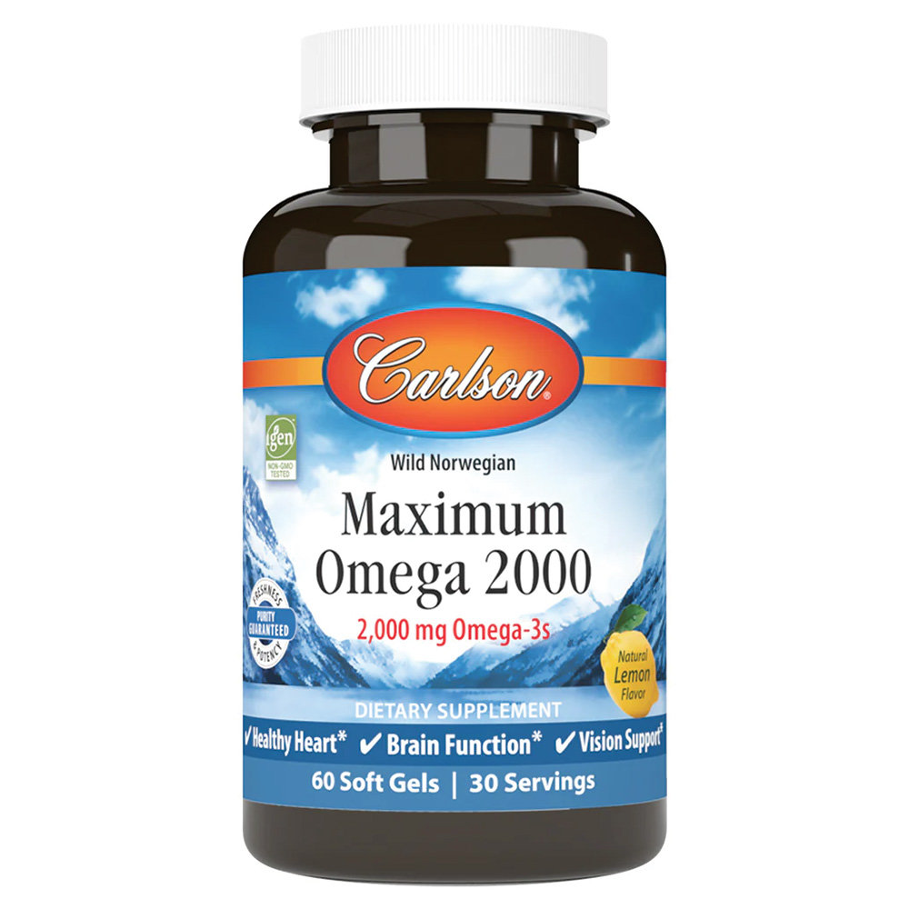Carlson Labs - Wild Norwegian Maximum Omega 2000mg