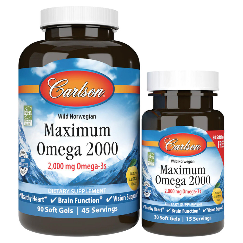 Carlson Labs - Wild Norwegian Maximum Omega 2000mg. Фото 3