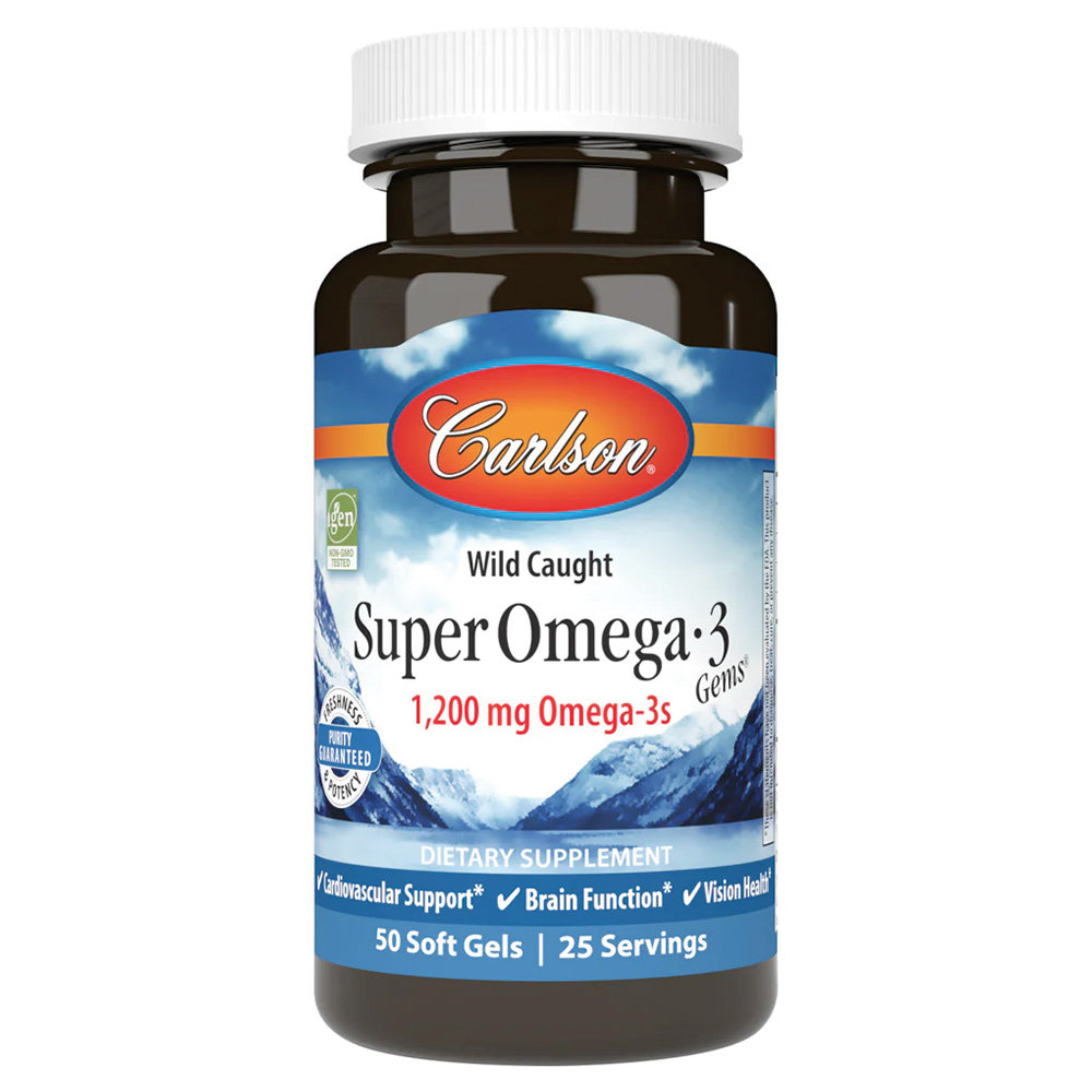 Carlson Labs - Wild Caught Super Omega-3 1200mg