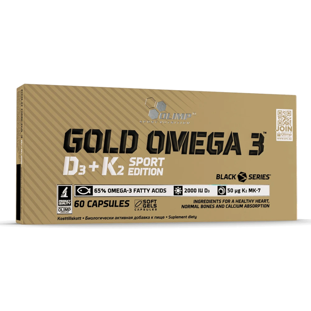 Olimp - Gold Omega 3 D3+K2 Sport Edition