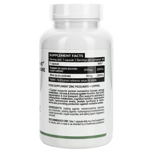Progress Nutrition - Zinc Picolinate 30mg + Copper. Фото 2