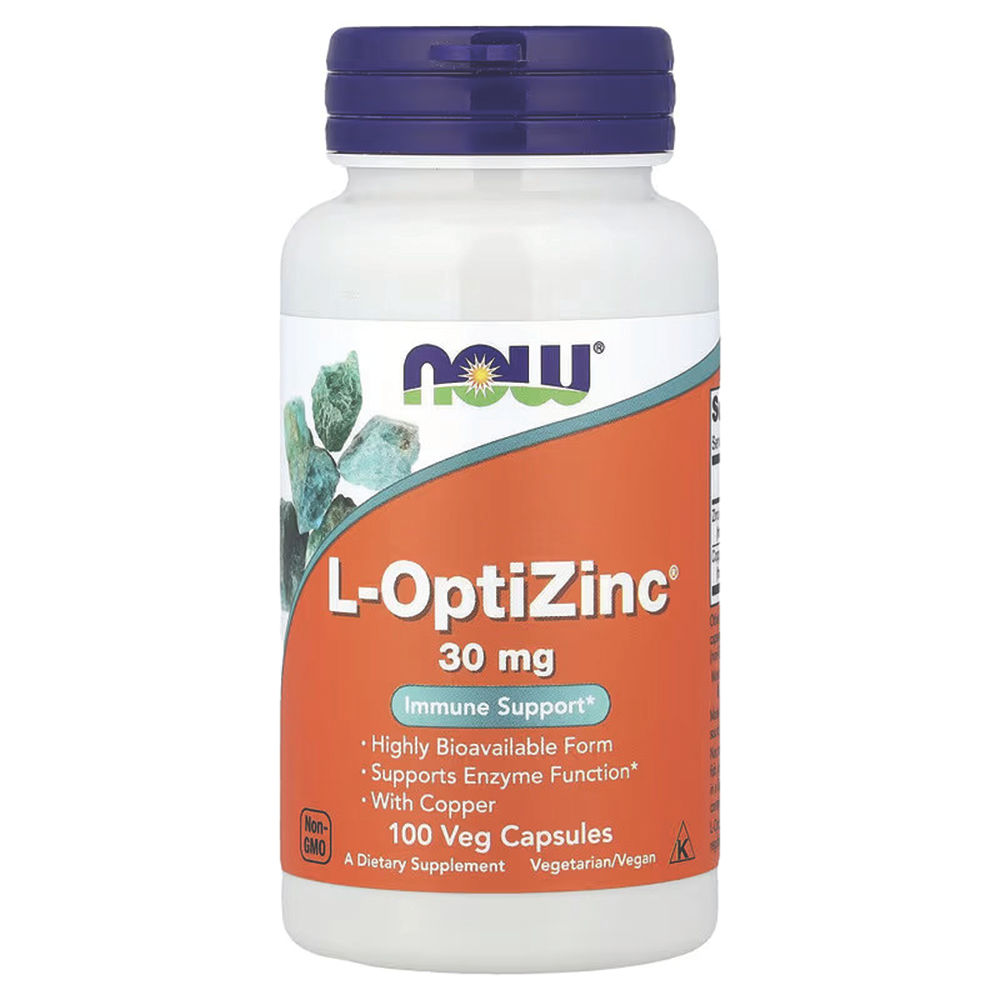 NOW L-OptiZinc 30 мг