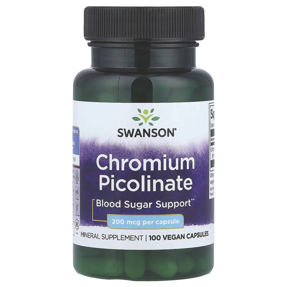 Swanson Chromium Picolinate 200 мкг - Фото №1