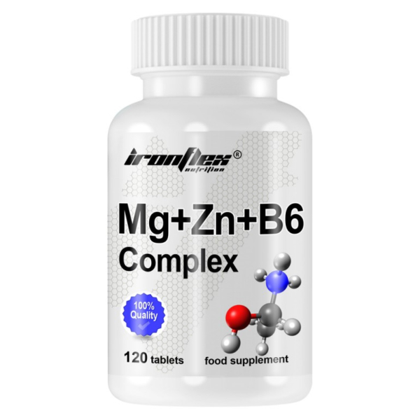 IronFlex Nutrition - Mg + Zn + B6 Complex