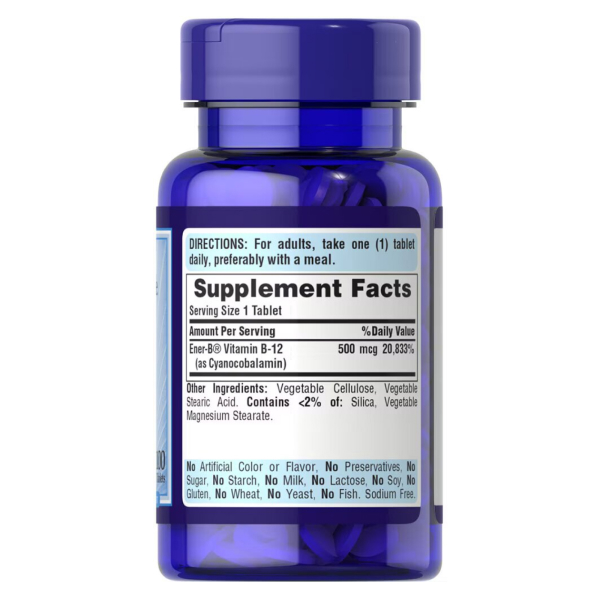 Puritan's Pride - Vitamin B-12 500mсg