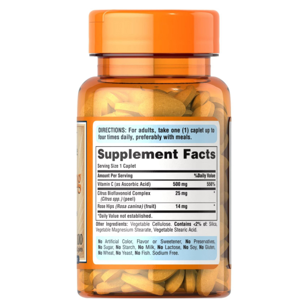 Puritan's Pride - Vitamin C-500mg - Фото №2