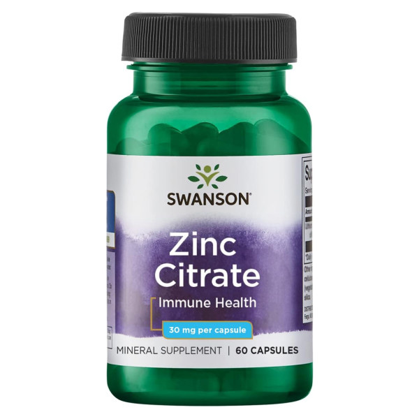 Swanson - Zinc Citrate 30mg