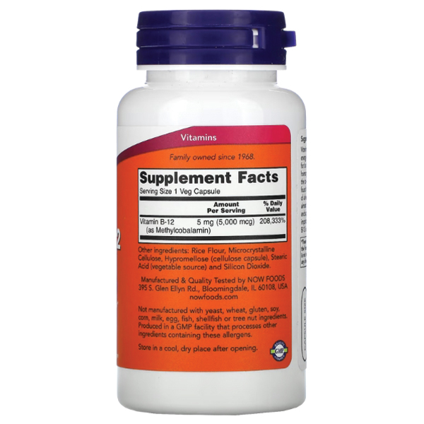 NOW - Methyl B-12 5000mcg