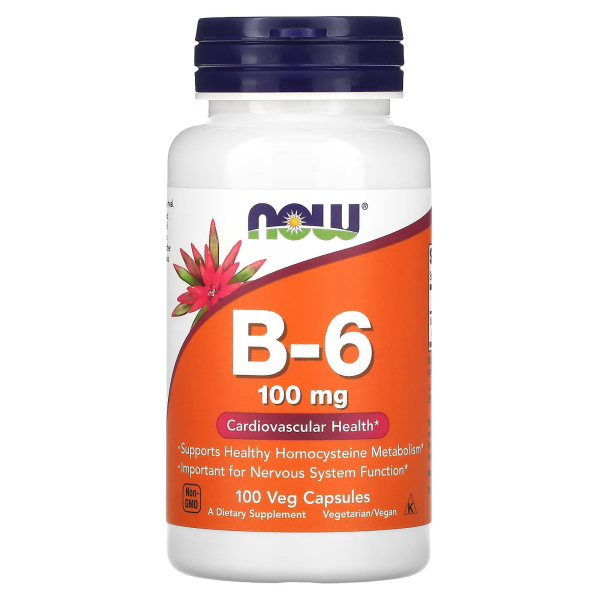 NOW - Vitamin B-6 100mg - Фото №1
