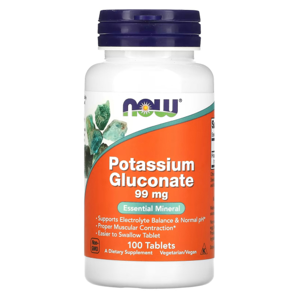 NOW - Potassium Gluconate 99mg